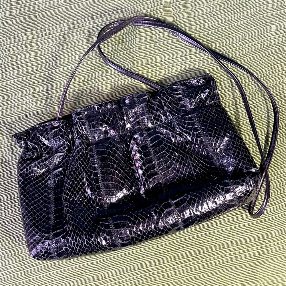 Vintage snakeskin purse